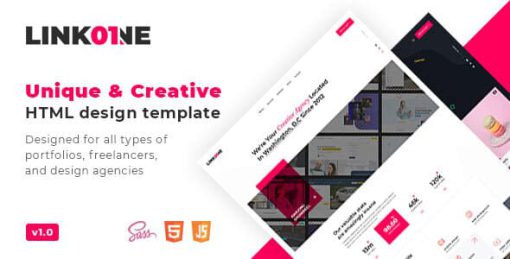 Linkone - Creative agency and portfolio html template