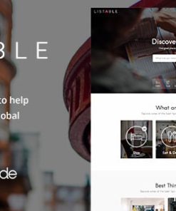 LISTABLE – A Friendly Directory WordPress Theme