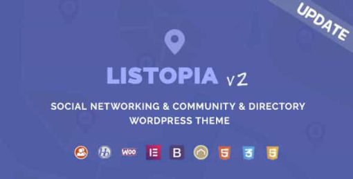 Listopia - Directory, Community WordPress Theme