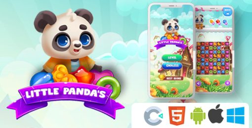 little panda match 3