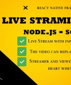 Live streaming App Backend Node.js - socket.io