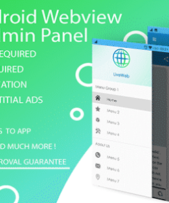 Liveweb Android Webview App With Admin Panel + Push Notification + Admob | Convert Website To App