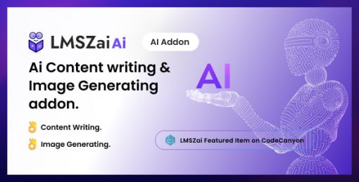 LMSzai AI - Ai Content writing & Image Generating addon.