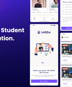 LMSZAI Mobile App - Learning Management App | Flutter App