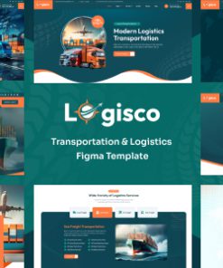 Logisco - Transportation & Logistics Business Figma Template