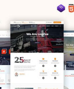 Logzee | Logistics, Transportation, Cargo React Js Template