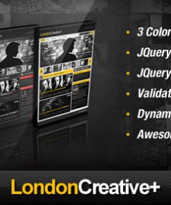 London Creative + ( Portfolio & Blog Template )