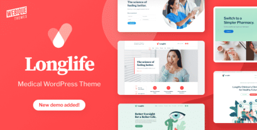 LongLife - Medical WordPress Theme