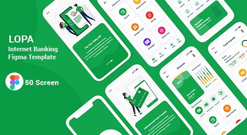 Lopa - Internet Banking Figma Template