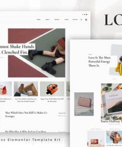 Loren - Blog & Magazine Elementor Template Kit