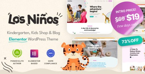 Los Ninos - Children Education WordPress Theme