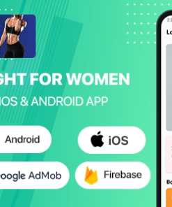 Lose Weight for Women - Flutter Android & iOS Full App + Firestore Database + 47 Languages