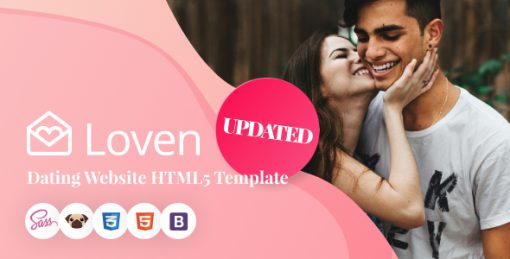 Loven - Dating HTML5 Website Template