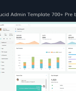 Lucid - Powerful Bootstrap 4x Multi-purpose Admin Template