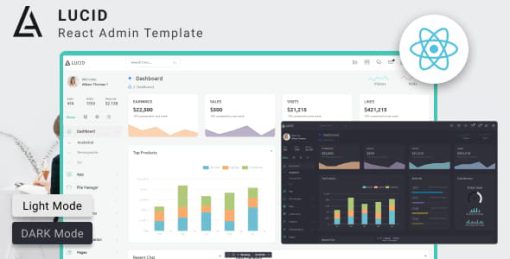 Lucid – Responsive React Admin Template