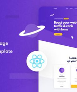 Lums - SEO Landing React NextJS Template