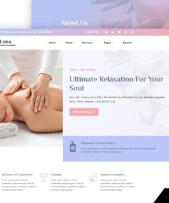 Luna - Spa & Wellness Elementor Template Kit