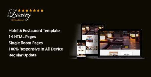 Luxury Hotel and Restaurant Template