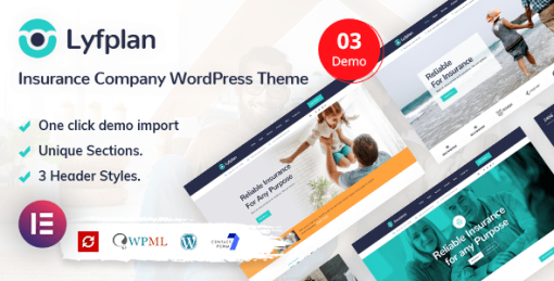 Lyfplan - Insurance WordPress Theme