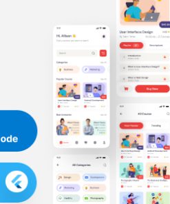 Maan LMS- Student Mobile App Flutter iOS & Android UI Kit