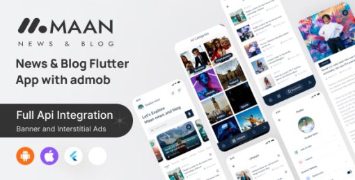 Maan News- Laravel Magazine Blog & News Flutter App