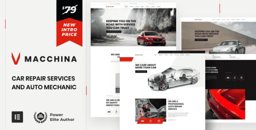 Macchina - Auto Repair Car Mechanic WordPress