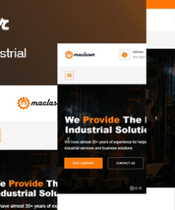 Maclaser - Construction & Industrial Laravel CMS Script