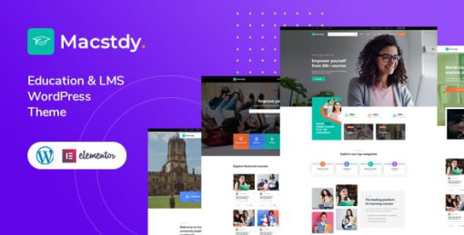 Macstdy - LMS &  Education WordPress  Theme