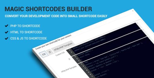 Magic Shortcodes Builder
