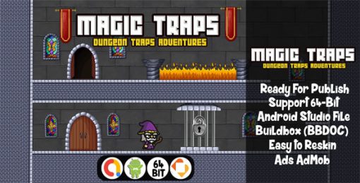 Magic Traps with AdMob - Android Studio File + Buildbox Project