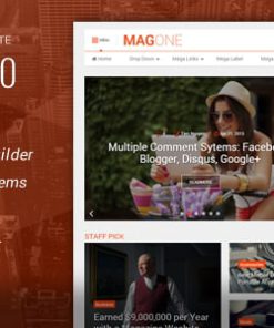 MagOne - Responsive News & Magazine Blogger Template