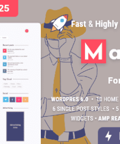 Maktub - Minimal & Lightweight Blog for WordPress