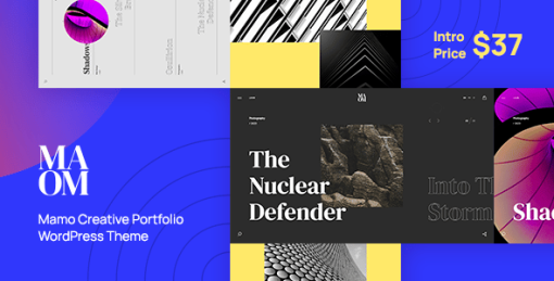 Mamo - Creative Portfolio / Multipurpose WordPress Theme