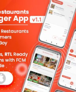 Manager / Owner for Multi-Restaurants Flutter App