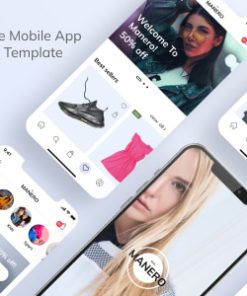 Manero - Fashion E-Commerce React Native App | CLI  0.70.6