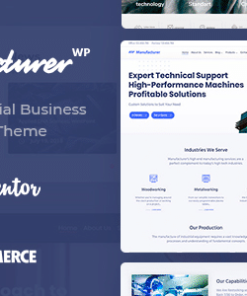 Manufacturer - Factory and Industrial WordPress Theme