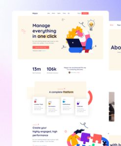 Mappix - Saas & Startup HTML Landing Template