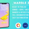 Marble ZigZag (Admob + GDPR + Unity)