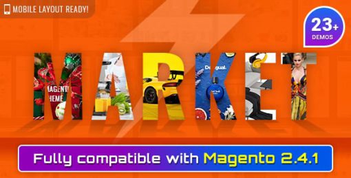 Market - Premium Responsive Magento 2 and 1.9 Store Theme with Mobile-Specific Layout (23 HomePages)