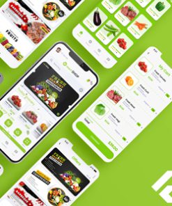 Mart Shop Android App Template + iOS App Template | Flutter | Mart Purchasing template