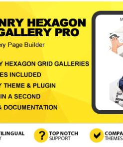 Masonry Hexagon Grid Gallery Pro Addon for WPBakery Page Builder