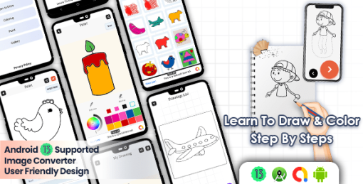 Master Art: Step-by-Step Drawing and Coloring, Draw & Color Like a Pro: Step-by-Step Mastery