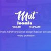 Mat - vCard & Resume Joomla Template