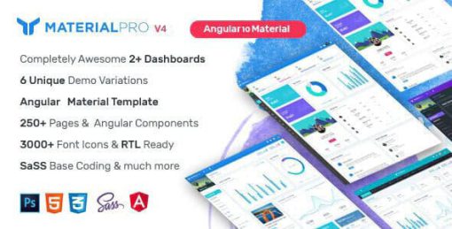MaterialPro Angular 10 Admin Template