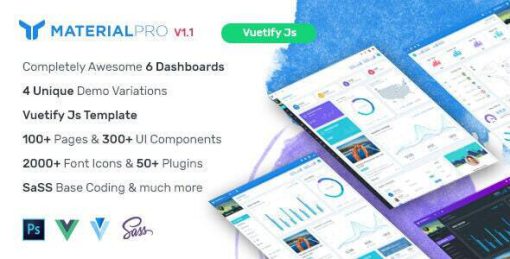 MaterialPro VueJs Admin Template