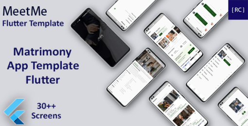 Matrimony Android App + Matrimony iOS App Template| Match Making App | Flutter | MeetMe