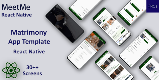 Matrimony Android App + Matrimony iOS App Template| Match Making App | React Native | MeetMe