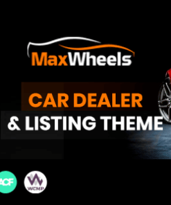 Maxwheels - Car Dealer Automotive & Classified Multivendor WordPress Theme