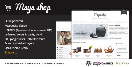 MayaShop - A Flexible Responsive e-Commerce Theme