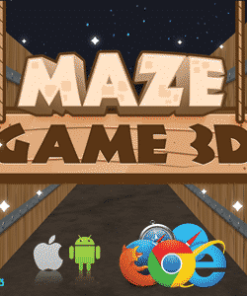 Maze Game 3D - 3D Game - HTML5/Mobile - (C3p)